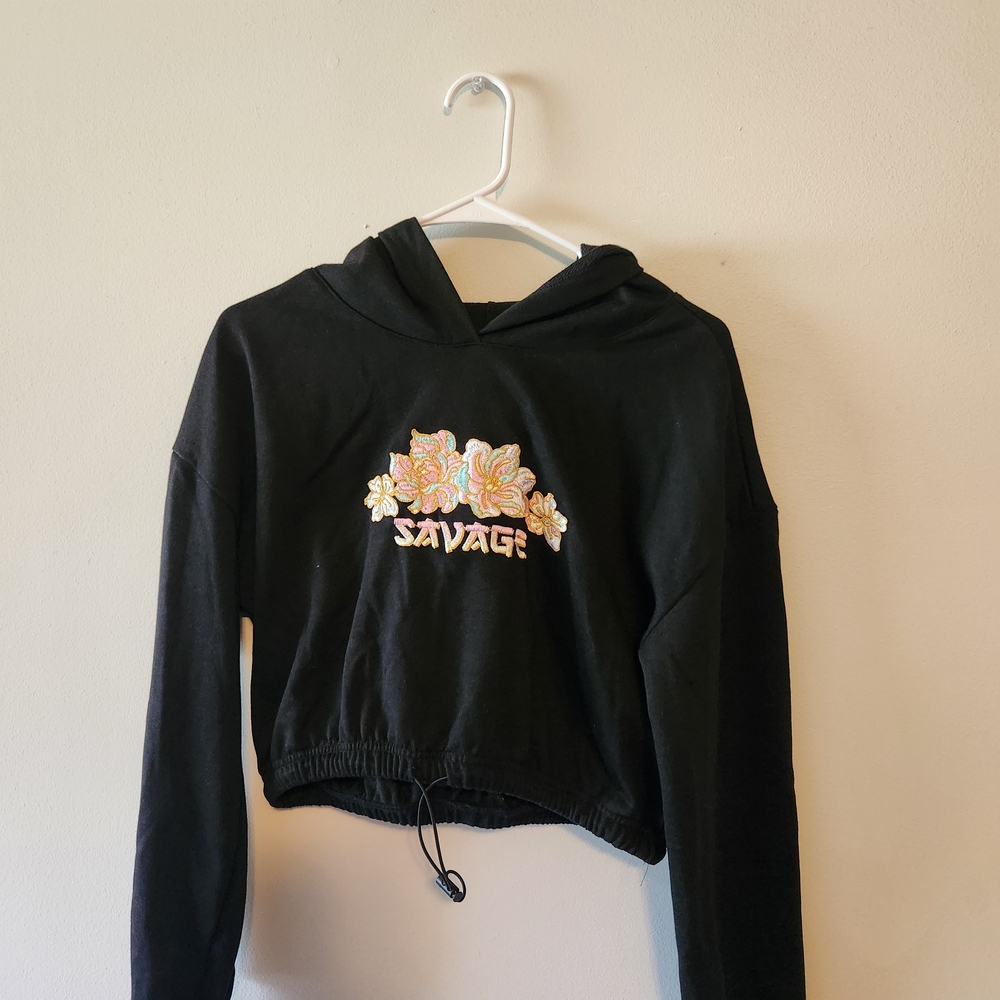 Rue21 Savage Dragon Cropped Hoodie